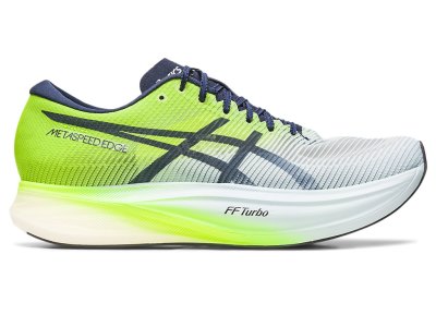 Asics Metaspeed Edge+ メンズ ランニングシューズ ライト青 緑 | JP2993-434